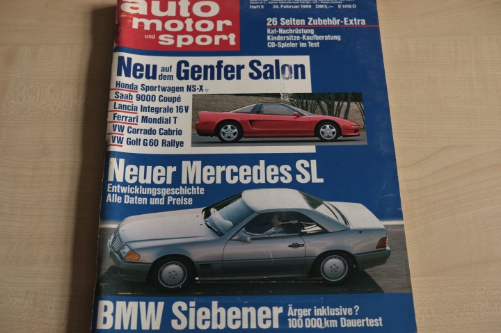 Deckblatt Auto Motor und Sport (05/1989)